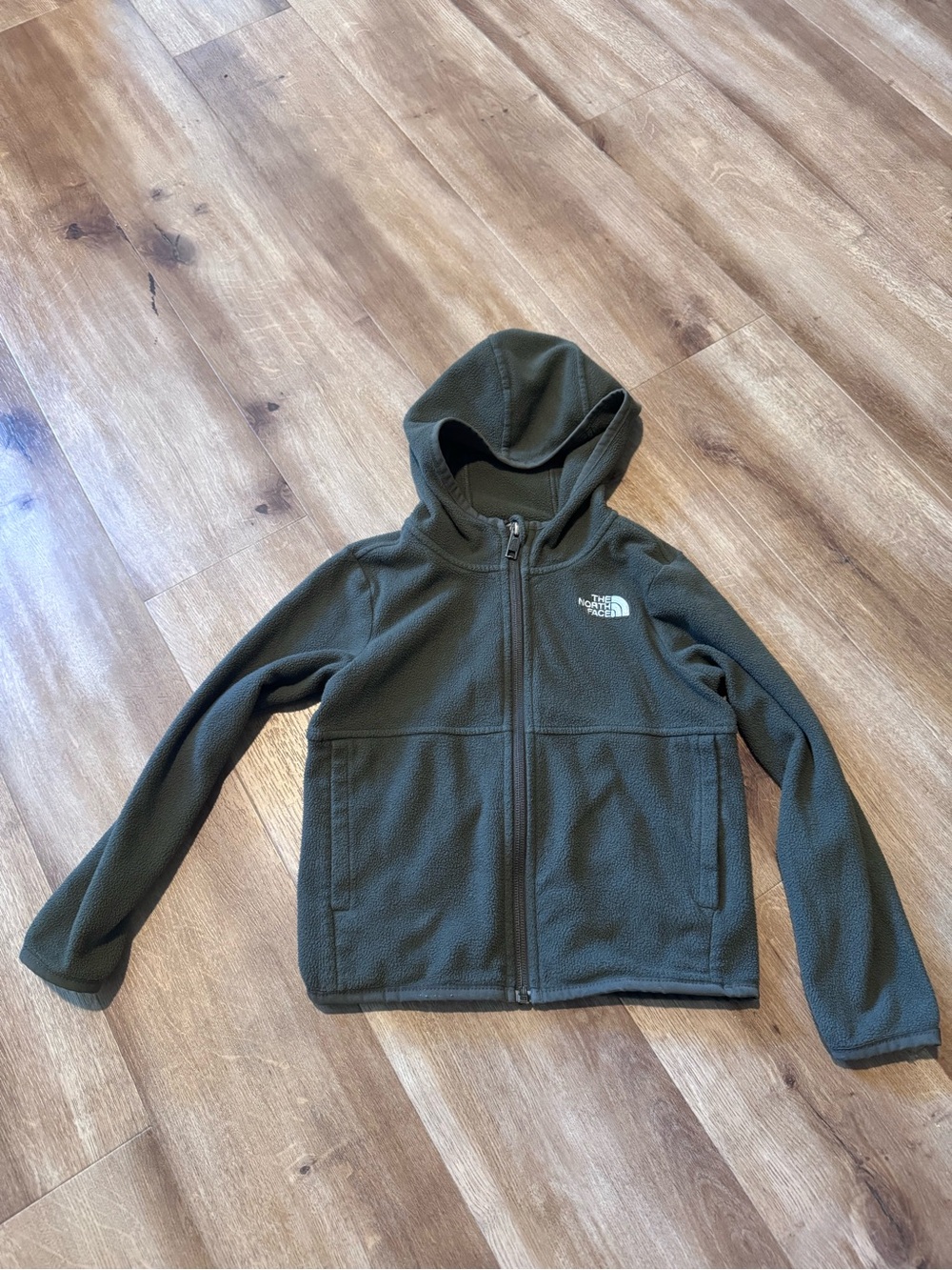 The North Face Kids Olive Hooded Fleece Jacket